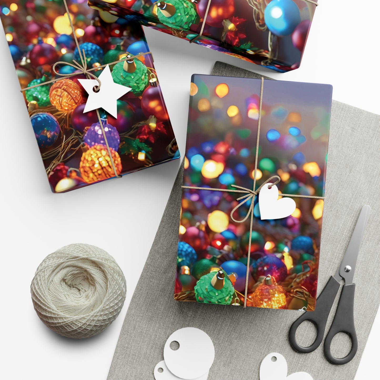 Christmas Light Wrapping Paper